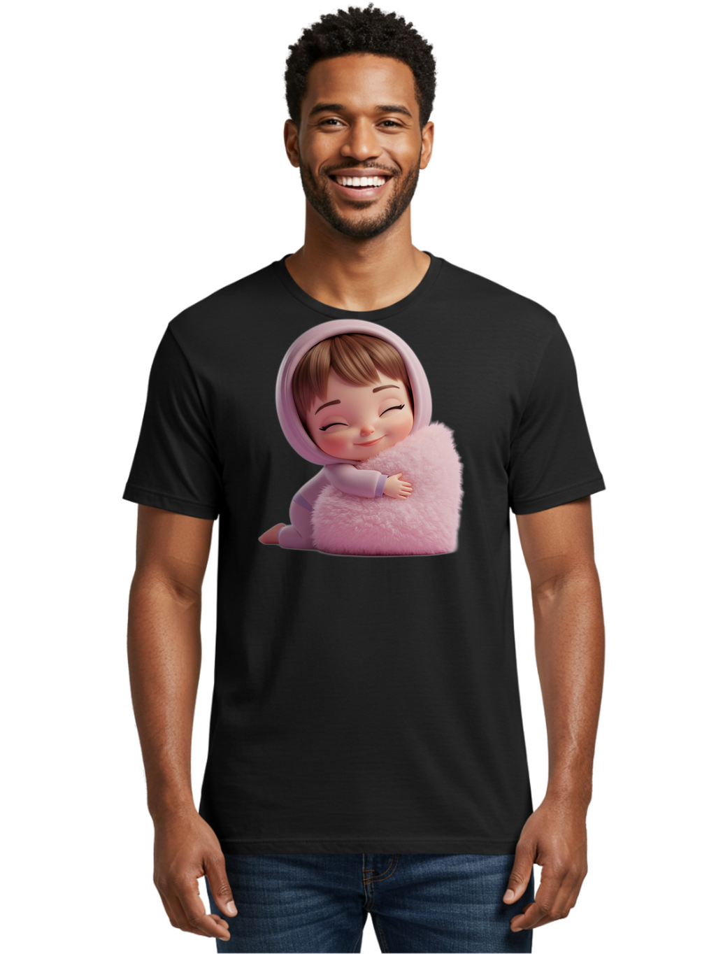 Sleeping-Baby-1 Men'S Graphic Tee, 100% Cotton, Comfortable Casual Summer Wear, Machine Washable, Vintage Camera, Old Camera, Antique Camera, Black Camera, Classic Photography, Photography Equipment, Nostalgic Device, Film Camera, Camera Art Bal329