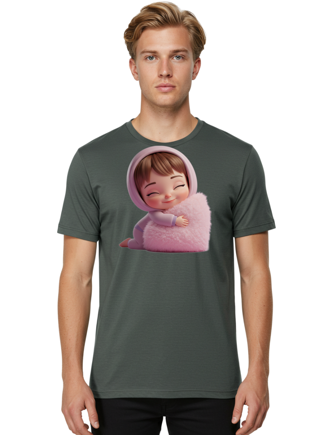 Sleeping-Baby-1 Men'S Graphic Tee, 100% Cotton, Comfortable Casual Summer Wear, Machine Washable, Vintage Camera, Old Camera, Antique Camera, Black Camera, Classic Photography, Photography Equipment, Nostalgic Device, Film Camera, Camera Art Bal329
