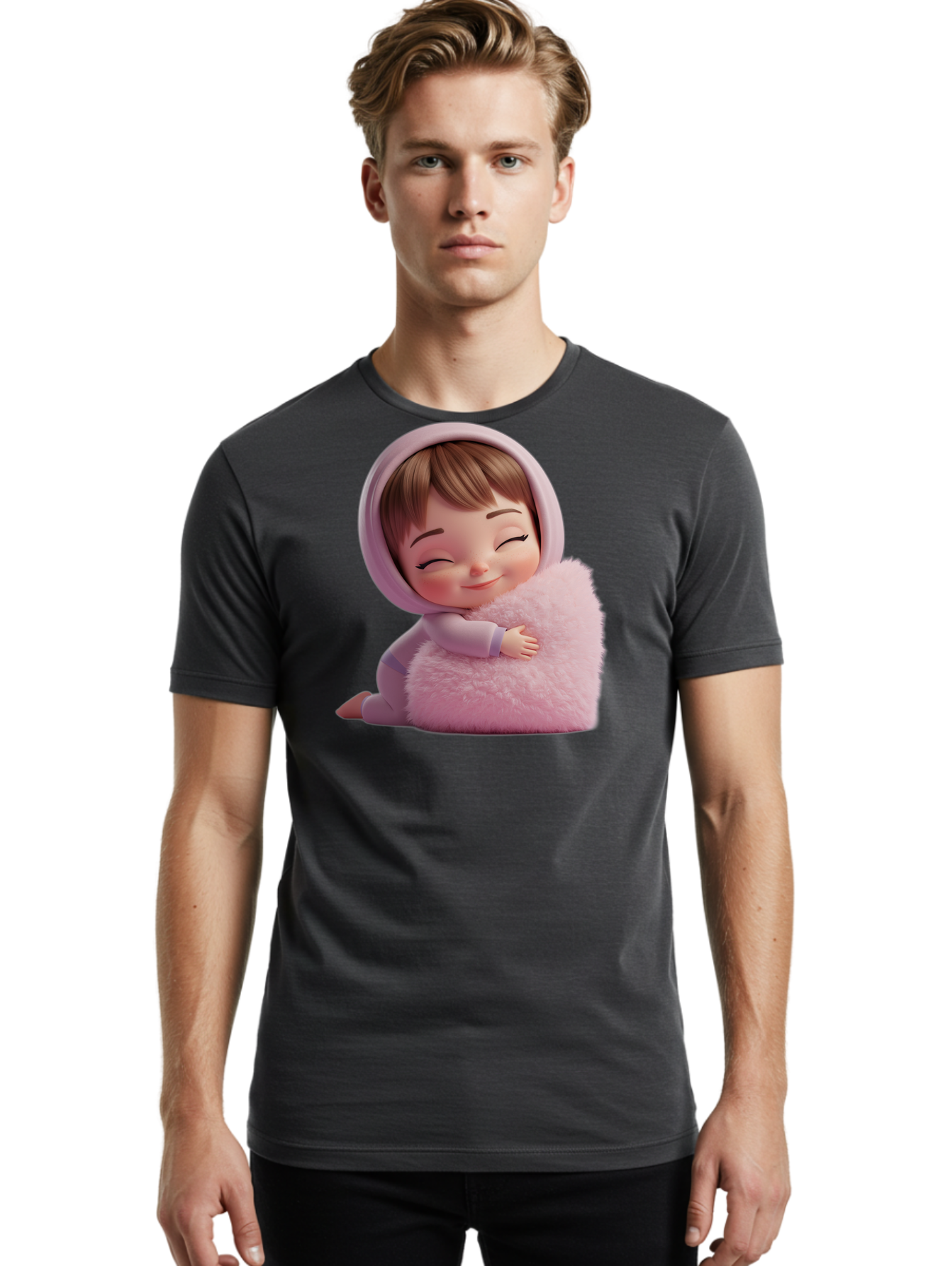 Sleeping-Baby-1 Men'S Graphic Tee, 100% Cotton, Comfortable Casual Summer Wear, Machine Washable, Vintage Camera, Old Camera, Antique Camera, Black Camera, Classic Photography, Photography Equipment, Nostalgic Device, Film Camera, Camera Art Bal329