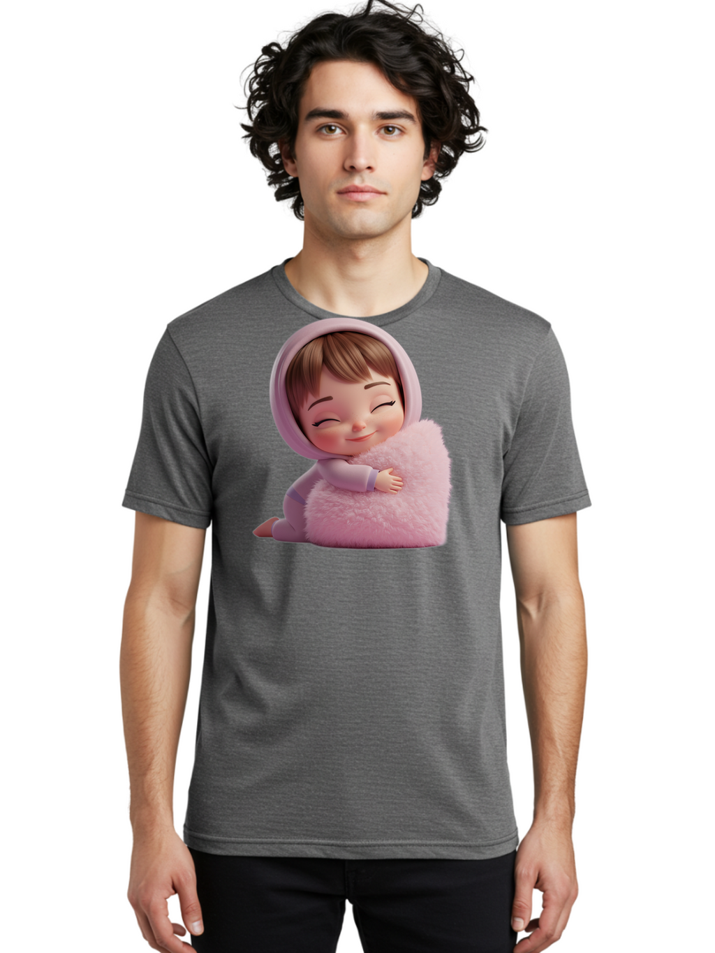 Sleeping-Baby-1 Men'S Graphic Tee, 100% Cotton, Comfortable Casual Summer Wear, Machine Washable, Vintage Camera, Old Camera, Antique Camera, Black Camera, Classic Photography, Photography Equipment, Nostalgic Device, Film Camera, Camera Art Bal329