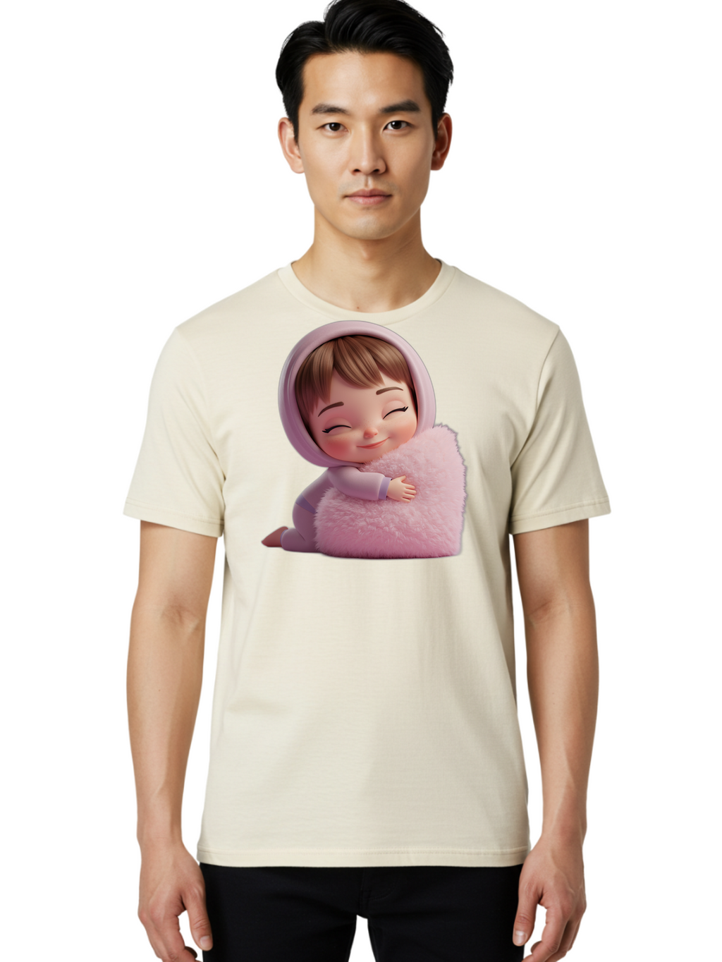 Sleeping-Baby-1 Men'S Graphic Tee, 100% Cotton, Comfortable Casual Summer Wear, Machine Washable, Vintage Camera, Old Camera, Antique Camera, Black Camera, Classic Photography, Photography Equipment, Nostalgic Device, Film Camera, Camera Art Bal329