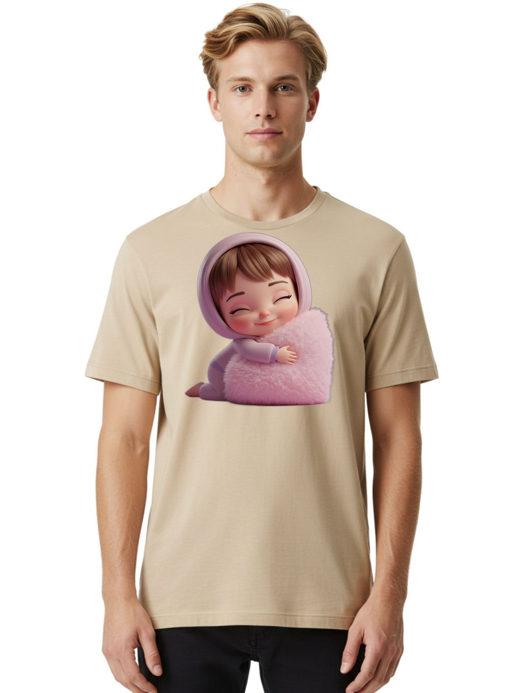 Sleeping-Baby-1 Men'S Graphic Tee, 100% Cotton, Comfortable Casual Summer Wear, Machine Washable, Vintage Camera, Old Camera, Antique Camera, Black Camera, Classic Photography, Photography Equipment, Nostalgic Device, Film Camera, Camera Art Bal329