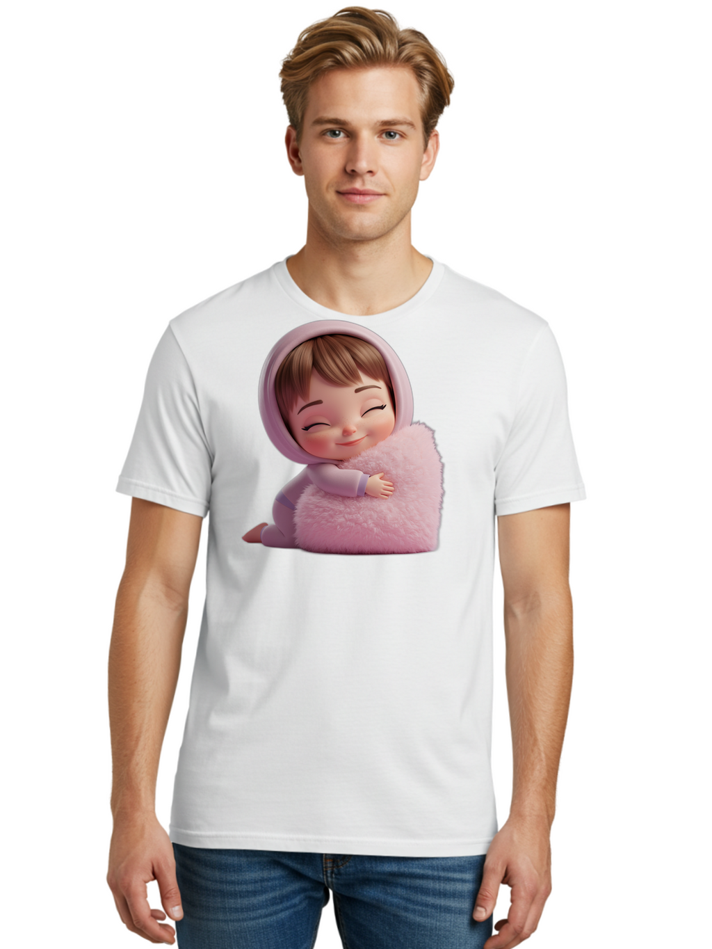 Sleeping-Baby-1 Men'S Graphic Tee, 100% Cotton, Comfortable Casual Summer Wear, Machine Washable, Vintage Camera, Old Camera, Antique Camera, Black Camera, Classic Photography, Photography Equipment, Nostalgic Device, Film Camera, Camera Art Bal329