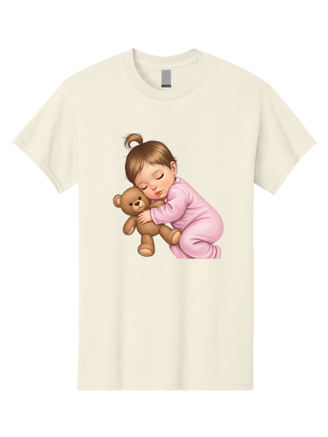 Sleeping-Baby-With-Teddy Men'S Graphic Tee, 100% Cotton, Comfortable Casual Summer Wear, Machine Washable, Vintage Camera, Old Camera, Antique Camera, Black Camera, Classic Photography, Photography Equipment, Nostalgic Device, Film Camera, Bal331