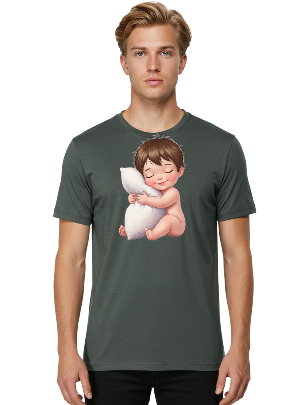 Sleeping-Baby Men'S Graphic Tee, 100% Cotton, Comfortable Casual Summer Wear, Machine Washable, Vintage Camera, Old Camera, Antique Camera, Black Camera, Classic Photography, Photography Equipment, Nostalgic Device, Film Camera, Camera Art Bal332