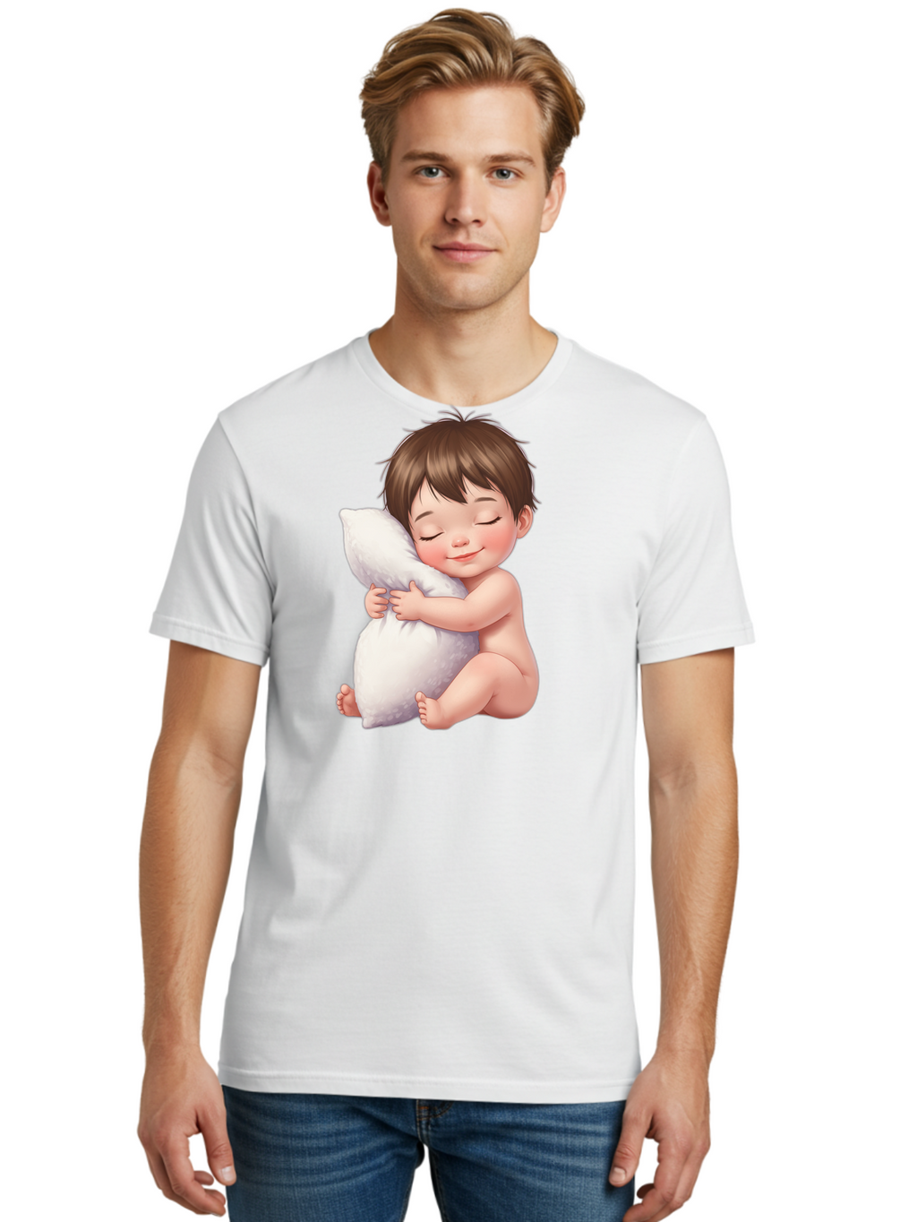 Sleeping-Baby Men'S Graphic Tee, 100% Cotton, Comfortable Casual Summer Wear, Machine Washable, Vintage Camera, Old Camera, Antique Camera, Black Camera, Classic Photography, Photography Equipment, Nostalgic Device, Film Camera, Camera Art Bal332