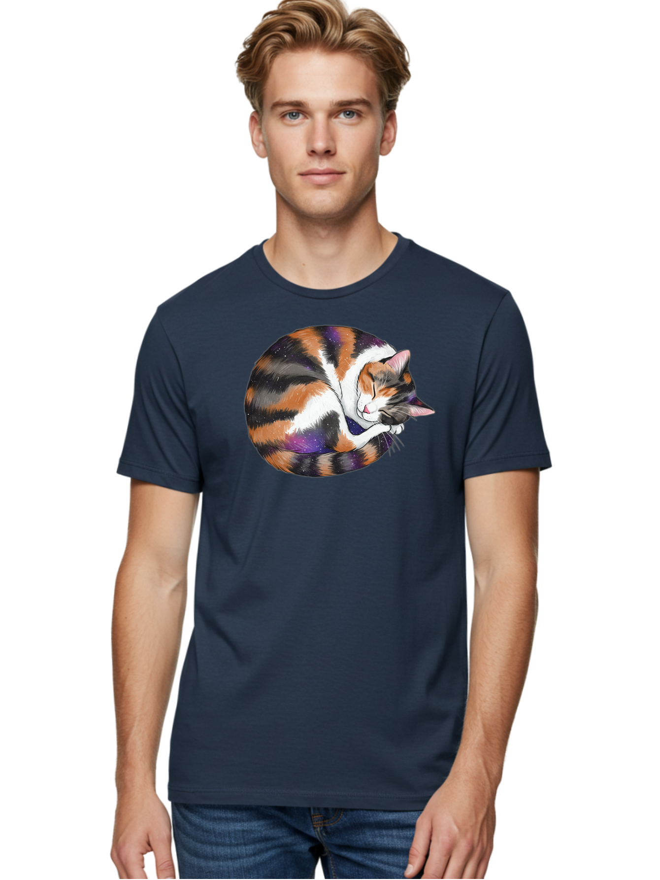 Sleeping-Calico-Cat Men'S Graphic Tee, 100% Cotton, Comfortable Casual Summer Wear, Machine Washable, Vintage Camera, Old Camera, Antique Camera, Black Camera, Classic Photography, Photography Equipment, Nostalgic Device, Film Camera, Bal335
