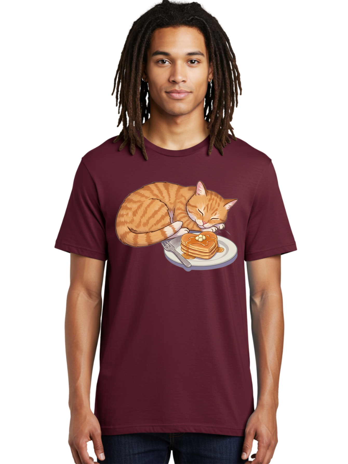 Sleeping-Cat-With-Pancakes Men'S Graphic Tee, 100% Cotton, Comfortable Casual Summer Wear, Machine Washable, Vintage Camera, Old Camera, Antique Camera, Black Camera, Classic Photography, Photography Equipment, Nostalgic Device, Film Camera, Bal337