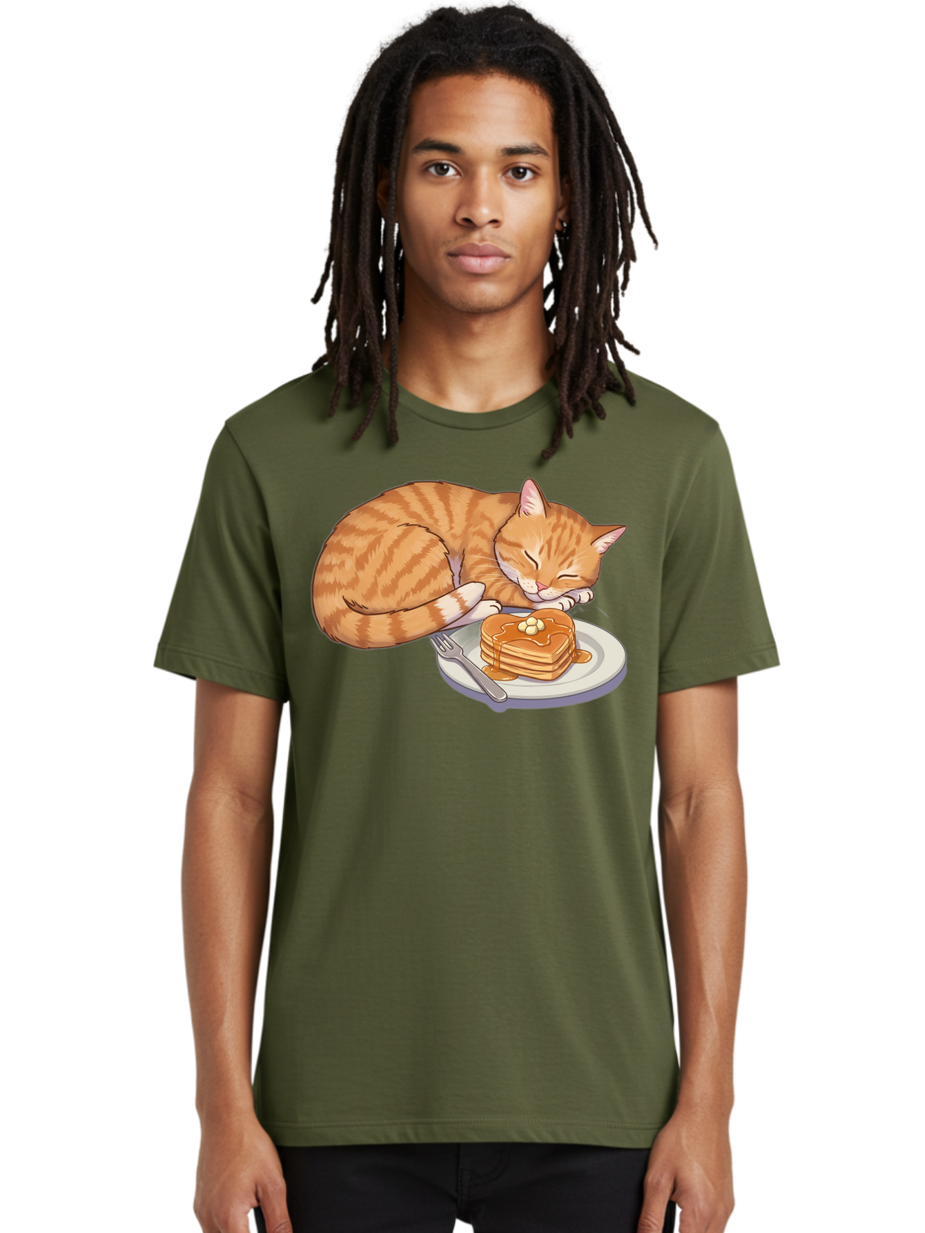 Sleeping-Cat-With-Pancakes Men'S Graphic Tee, 100% Cotton, Comfortable Casual Summer Wear, Machine Washable, Vintage Camera, Old Camera, Antique Camera, Black Camera, Classic Photography, Photography Equipment, Nostalgic Device, Film Camera, Bal337