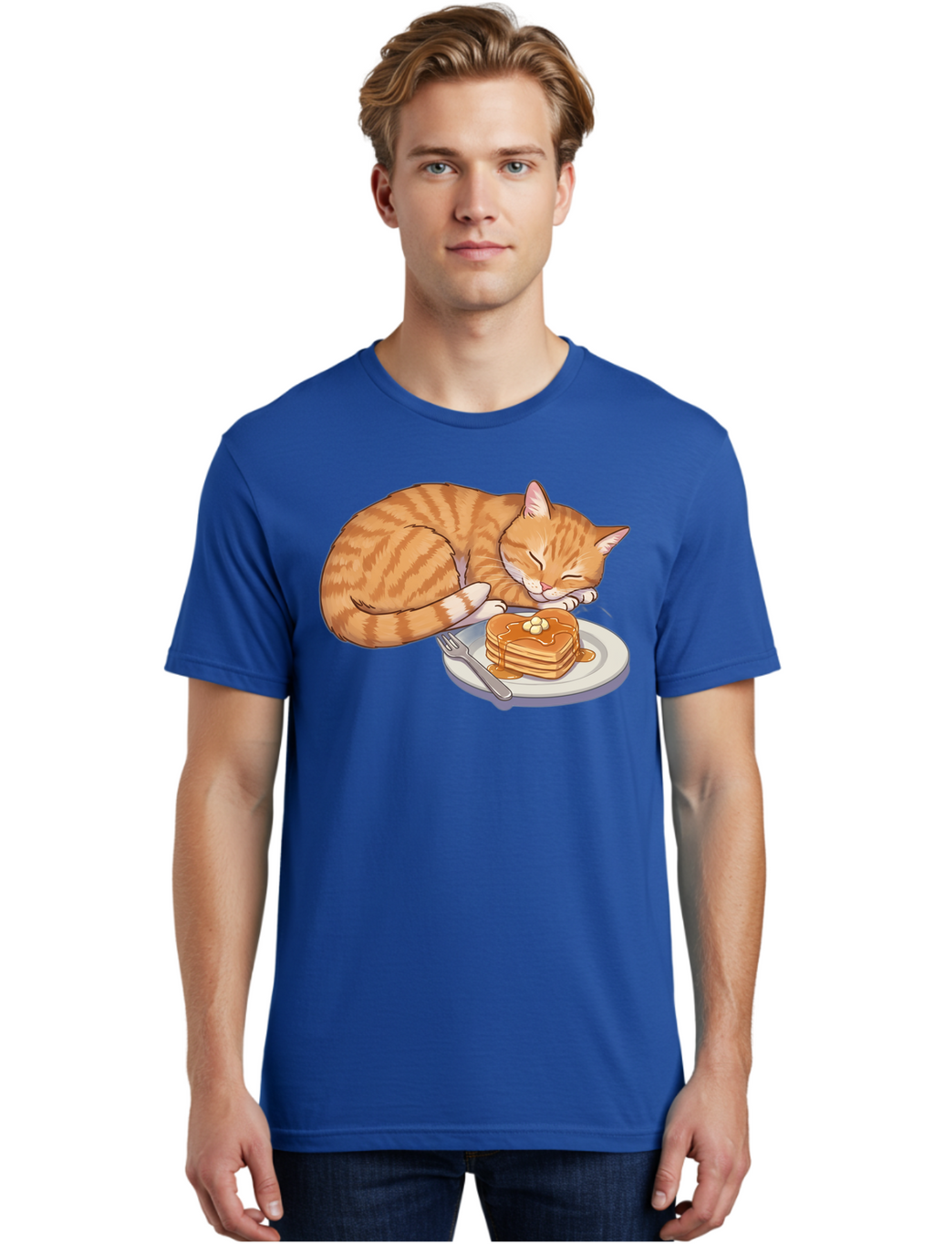 Sleeping-Cat-With-Pancakes Men'S Graphic Tee, 100% Cotton, Comfortable Casual Summer Wear, Machine Washable, Vintage Camera, Old Camera, Antique Camera, Black Camera, Classic Photography, Photography Equipment, Nostalgic Device, Film Camera, Bal337