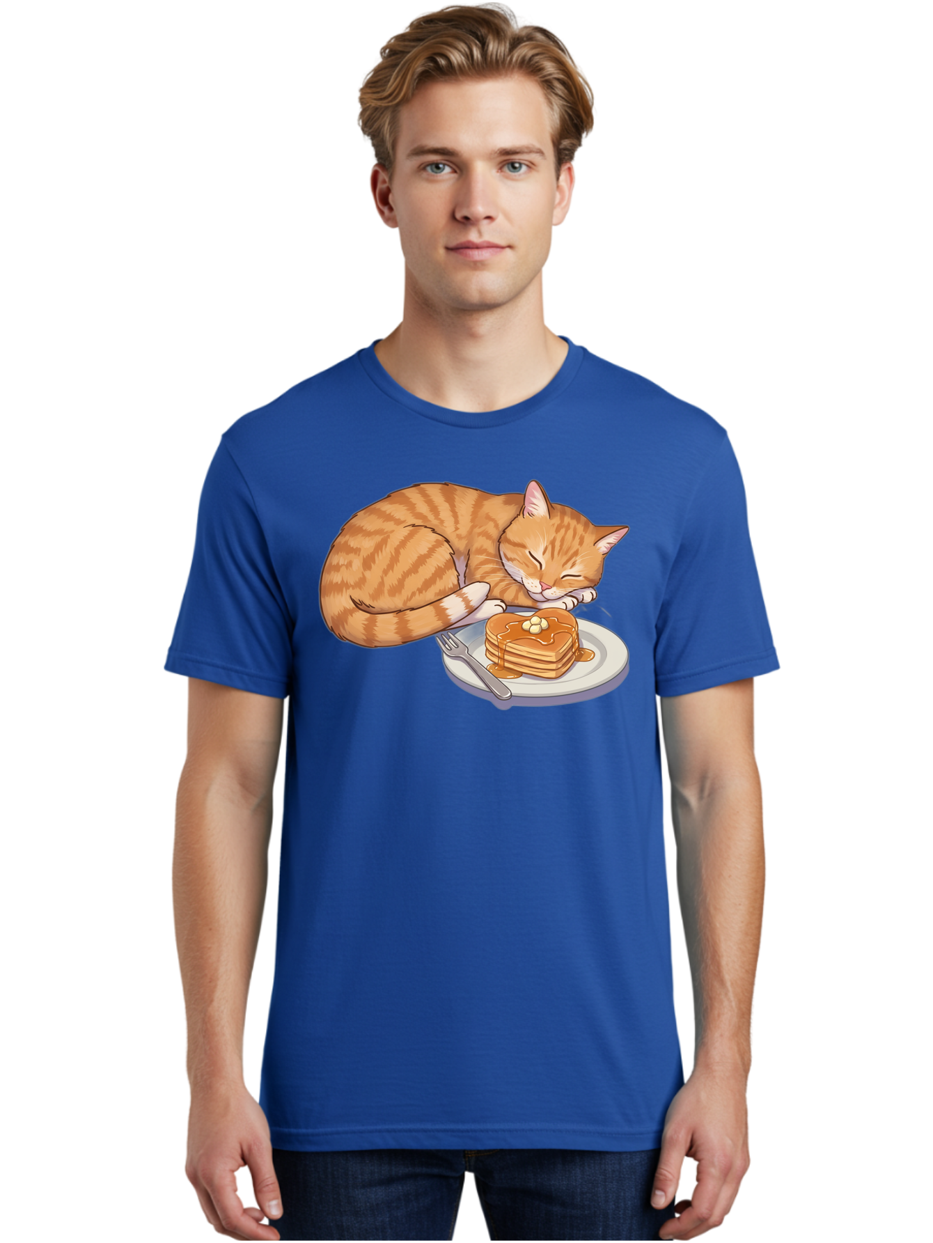 Sleeping-Cat-With-Pancakes Men'S Graphic Tee, 100% Cotton, Comfortable Casual Summer Wear, Machine Washable, Vintage Camera, Old Camera, Antique Camera, Black Camera, Classic Photography, Photography Equipment, Nostalgic Device, Film Camera, Bal337