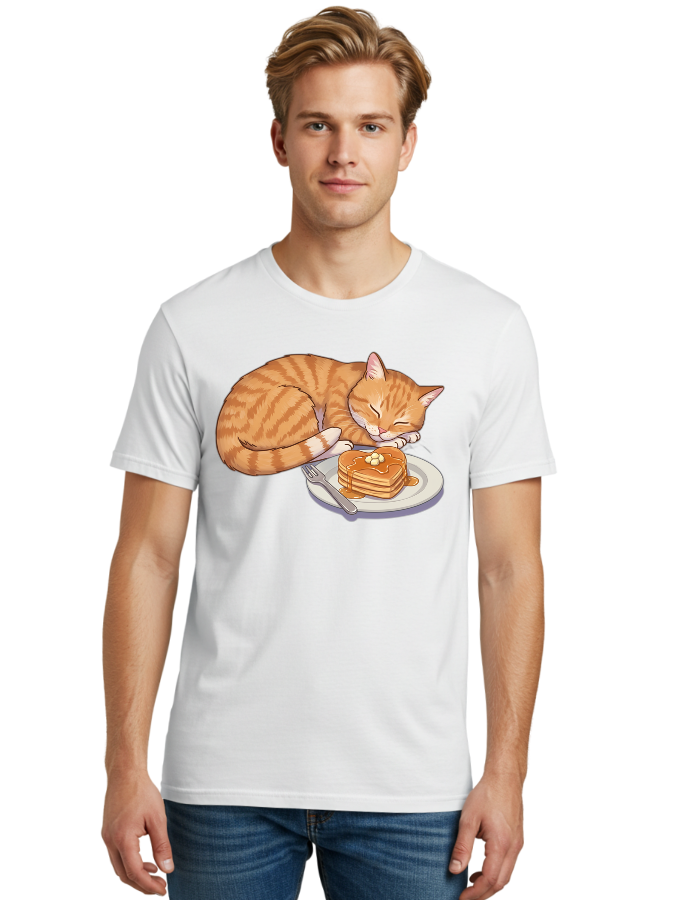 Sleeping-Cat-With-Pancakes Men'S Graphic Tee, 100% Cotton, Comfortable Casual Summer Wear, Machine Washable, Vintage Camera, Old Camera, Antique Camera, Black Camera, Classic Photography, Photography Equipment, Nostalgic Device, Film Camera, Bal337
