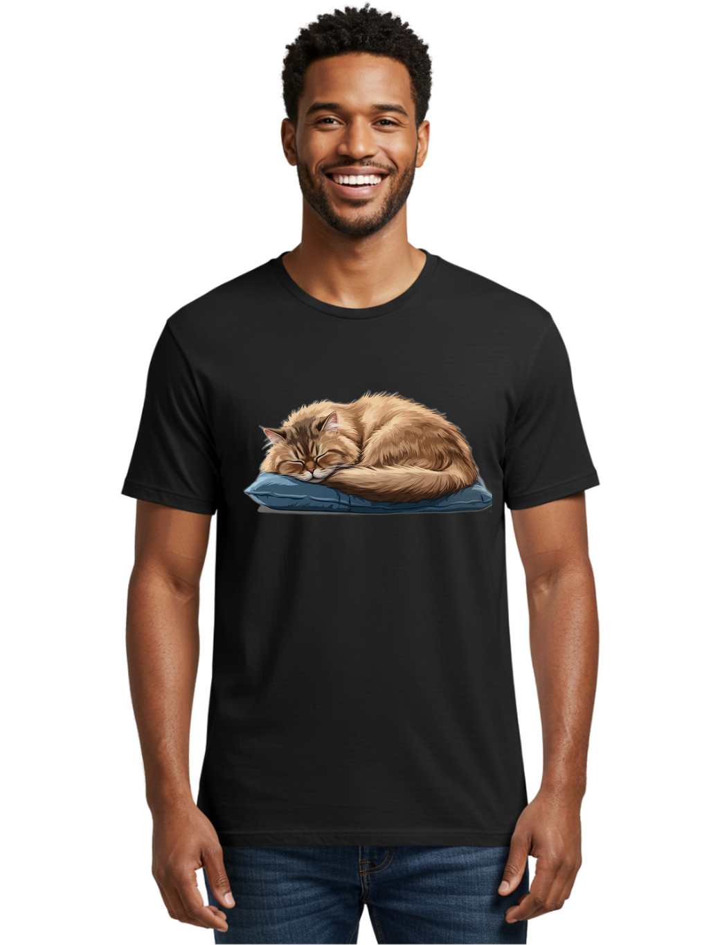 Sleeping-Cat Men'S Graphic Tee, 100% Cotton, Comfortable Casual Summer Wear, Machine Washable, Vintage Camera, Old Camera, Antique Camera, Black Camera, Classic Photography, Photography Equipment, Nostalgic Device, Film Camera, Camera Art Bal338