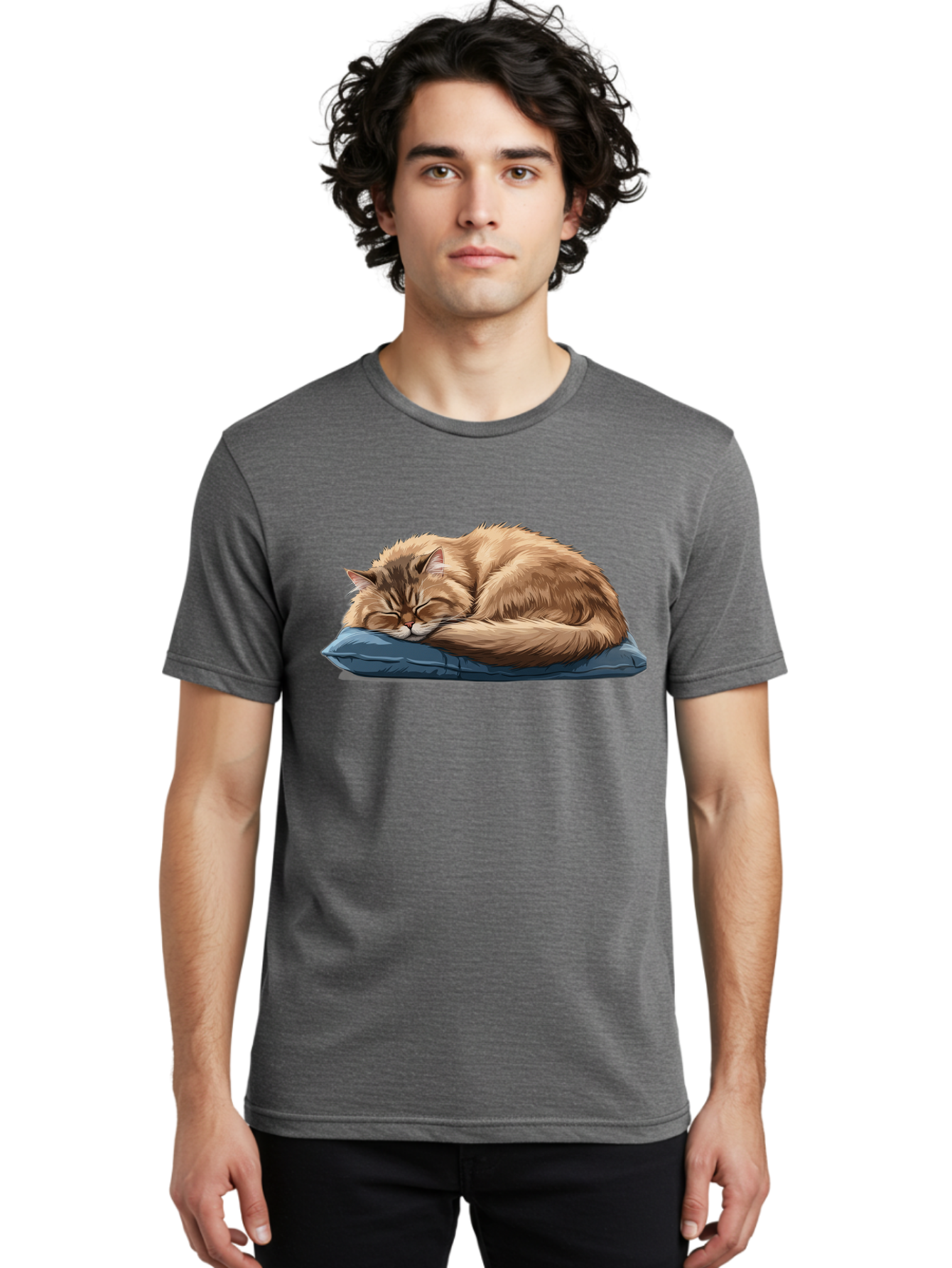 Sleeping-Cat Men'S Graphic Tee, 100% Cotton, Comfortable Casual Summer Wear, Machine Washable, Vintage Camera, Old Camera, Antique Camera, Black Camera, Classic Photography, Photography Equipment, Nostalgic Device, Film Camera, Camera Art Bal338