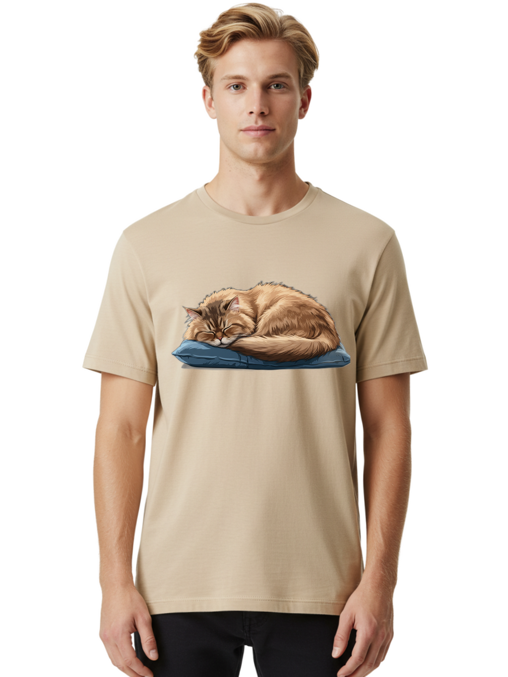 Sleeping-Cat Men'S Graphic Tee, 100% Cotton, Comfortable Casual Summer Wear, Machine Washable, Vintage Camera, Old Camera, Antique Camera, Black Camera, Classic Photography, Photography Equipment, Nostalgic Device, Film Camera, Camera Art Bal338