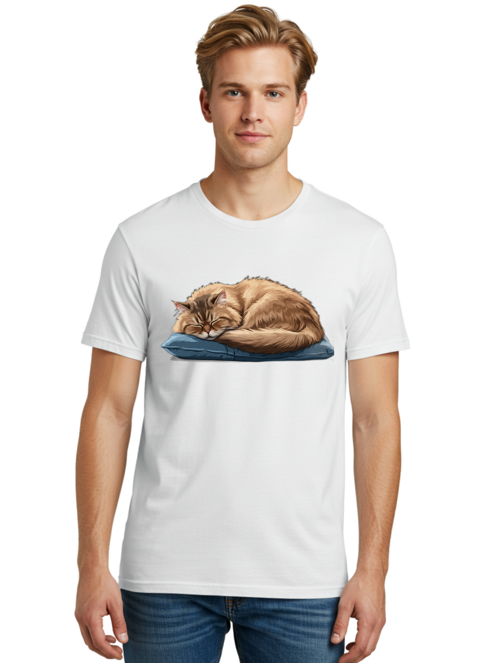 Sleeping-Cat Men'S Graphic Tee, 100% Cotton, Comfortable Casual Summer Wear, Machine Washable, Vintage Camera, Old Camera, Antique Camera, Black Camera, Classic Photography, Photography Equipment, Nostalgic Device, Film Camera, Camera Art Bal338