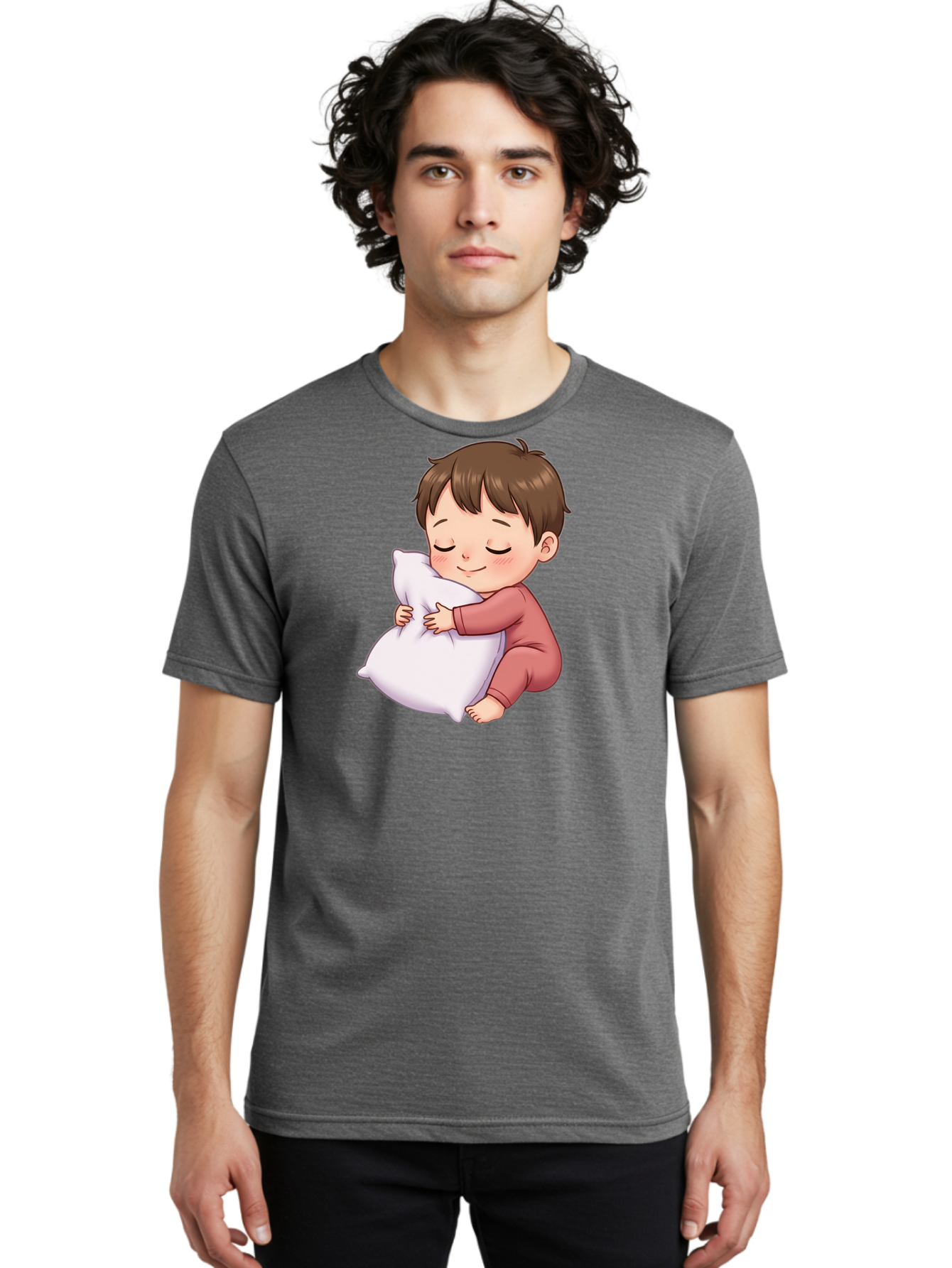 Sleeping-Child-1 Men'S Graphic Tee, 100% Cotton, Comfortable Casual Summer Wear, Machine Washable, Vintage Camera, Old Camera, Antique Camera, Black Camera, Classic Photography, Photography Equipment, Nostalgic Device, Film Camera, Camera Art Bal339
