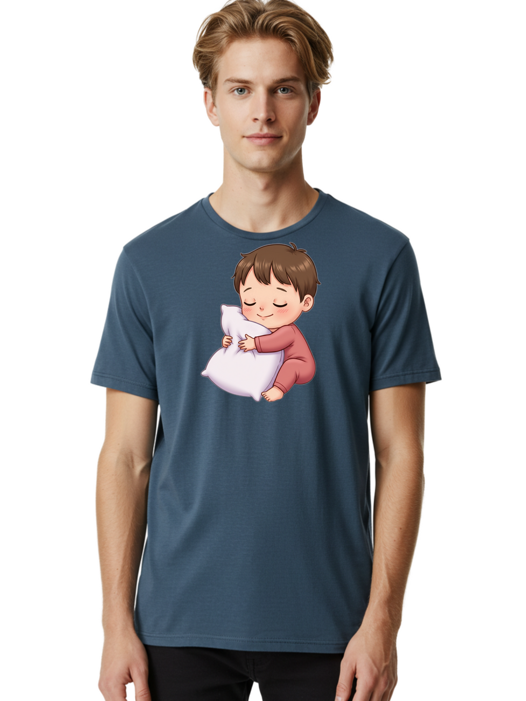 Sleeping-Child-1 Men'S Graphic Tee, 100% Cotton, Comfortable Casual Summer Wear, Machine Washable, Vintage Camera, Old Camera, Antique Camera, Black Camera, Classic Photography, Photography Equipment, Nostalgic Device, Film Camera, Camera Art Bal339