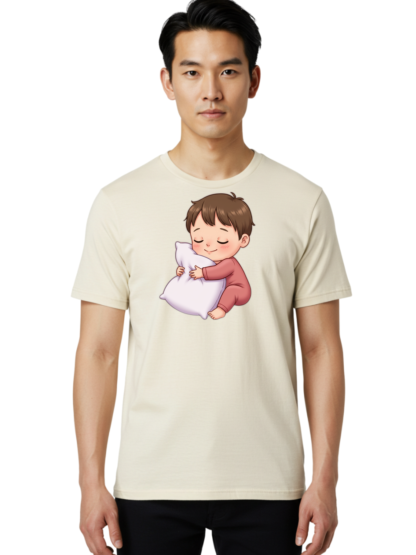 Sleeping-Child-1 Men'S Graphic Tee, 100% Cotton, Comfortable Casual Summer Wear, Machine Washable, Vintage Camera, Old Camera, Antique Camera, Black Camera, Classic Photography, Photography Equipment, Nostalgic Device, Film Camera, Camera Art Bal339