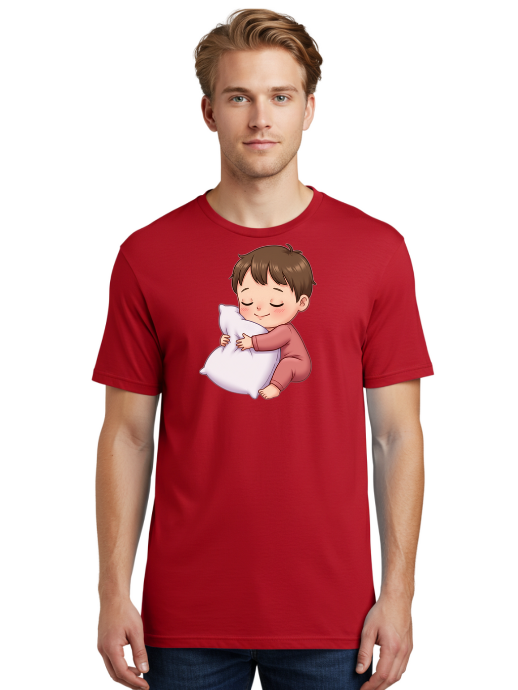 Sleeping-Child-1 Men'S Graphic Tee, 100% Cotton, Comfortable Casual Summer Wear, Machine Washable, Vintage Camera, Old Camera, Antique Camera, Black Camera, Classic Photography, Photography Equipment, Nostalgic Device, Film Camera, Camera Art Bal339