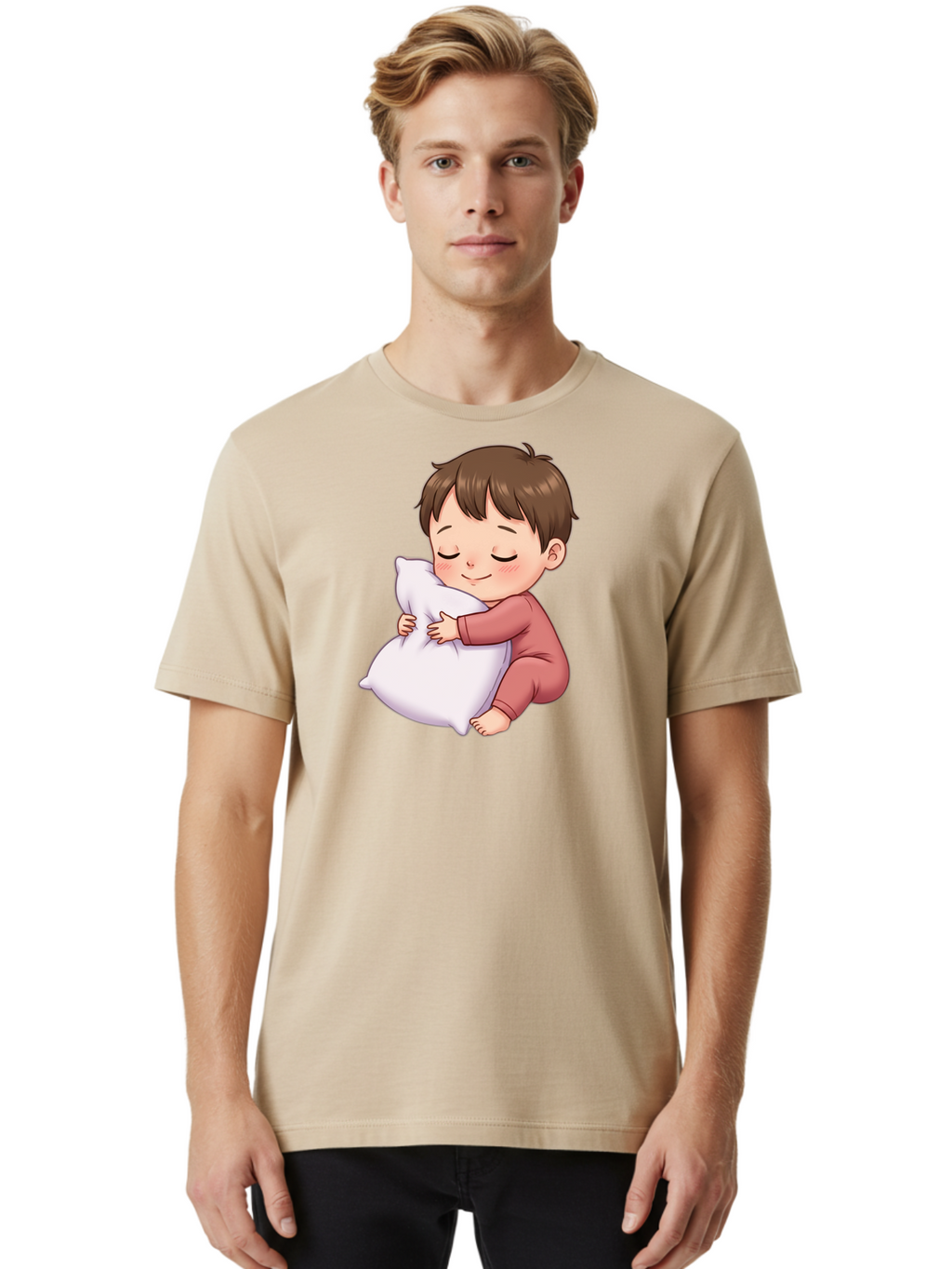 Sleeping-Child-1 Men'S Graphic Tee, 100% Cotton, Comfortable Casual Summer Wear, Machine Washable, Vintage Camera, Old Camera, Antique Camera, Black Camera, Classic Photography, Photography Equipment, Nostalgic Device, Film Camera, Camera Art Bal339
