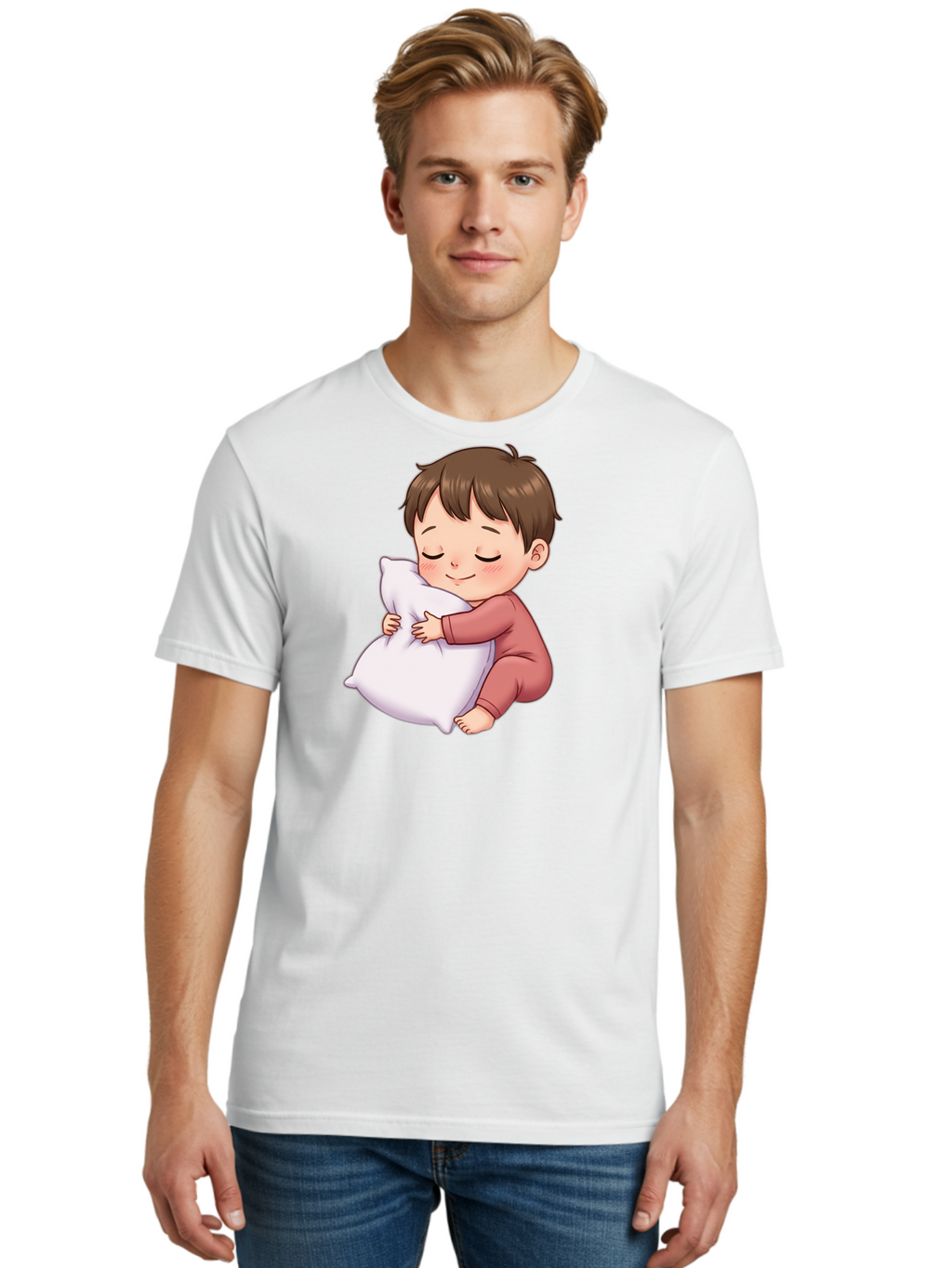 Sleeping-Child-1 Men'S Graphic Tee, 100% Cotton, Comfortable Casual Summer Wear, Machine Washable, Vintage Camera, Old Camera, Antique Camera, Black Camera, Classic Photography, Photography Equipment, Nostalgic Device, Film Camera, Camera Art Bal339