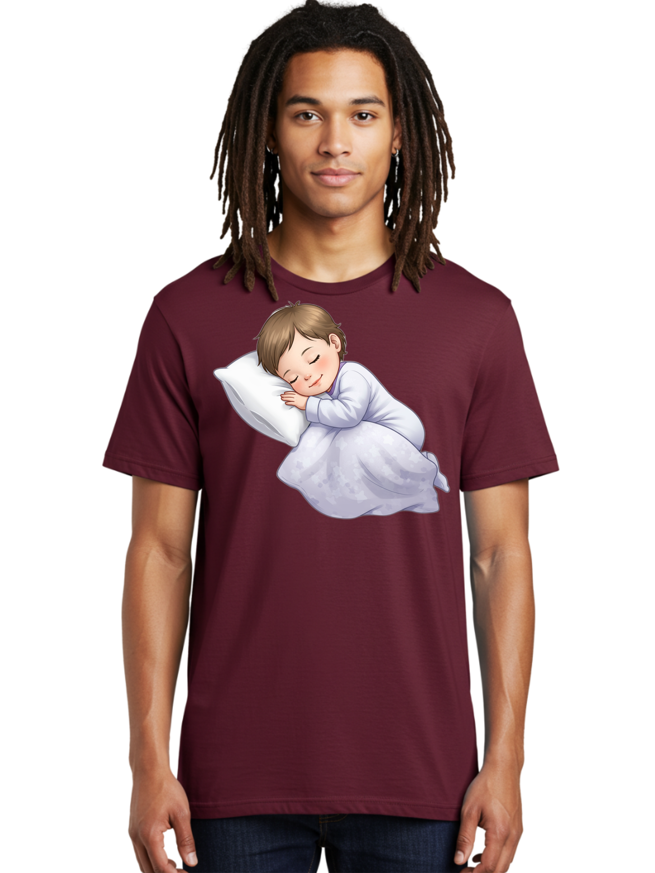 Sleeping-Child-2 Men'S Graphic Tee, 100% Cotton, Comfortable Casual Summer Wear, Machine Washable, Vintage Camera, Old Camera, Antique Camera, Black Camera, Classic Photography, Photography Equipment, Nostalgic Device, Film Camera, Camera Art Bal340