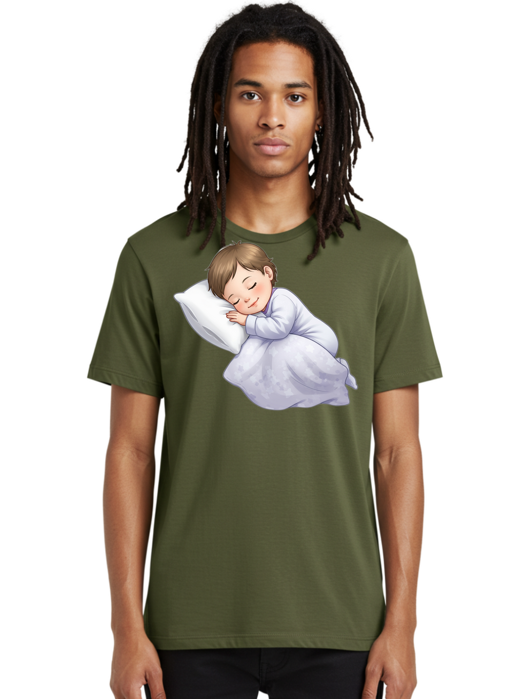 Sleeping-Child-2 Men'S Graphic Tee, 100% Cotton, Comfortable Casual Summer Wear, Machine Washable, Vintage Camera, Old Camera, Antique Camera, Black Camera, Classic Photography, Photography Equipment, Nostalgic Device, Film Camera, Camera Art Bal340