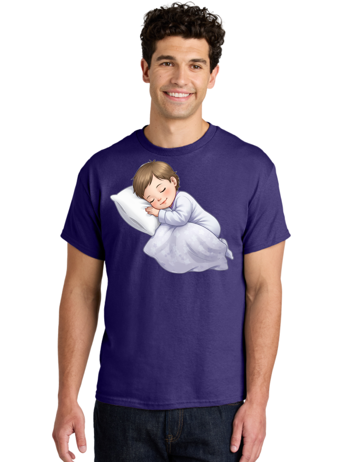 Sleeping-Child-2 Men'S Graphic Tee, 100% Cotton, Comfortable Casual Summer Wear, Machine Washable, Vintage Camera, Old Camera, Antique Camera, Black Camera, Classic Photography, Photography Equipment, Nostalgic Device, Film Camera, Camera Art Bal340