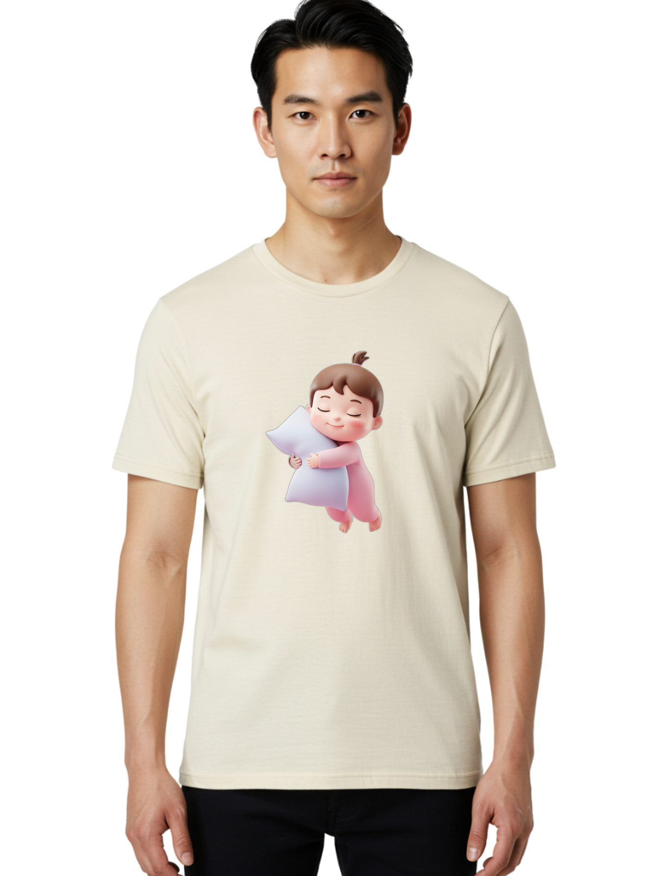 Sleeping-Child-3 Men'S Graphic Tee, 100% Cotton, Comfortable Casual Summer Wear, Machine Washable, Vintage Camera, Old Camera, Antique Camera, Black Camera, Classic Photography, Photography Equipment, Nostalgic Device, Film Camera, Camera Art Bal341