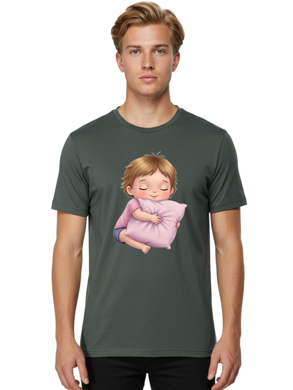 Sleeping-Child Men'S Graphic Tee, 100% Cotton, Comfortable Casual Summer Wear, Machine Washable, Vintage Camera, Old Camera, Antique Camera, Black Camera, Classic Photography, Photography Equipment, Nostalgic Device, Film Camera, Camera Art Bal342