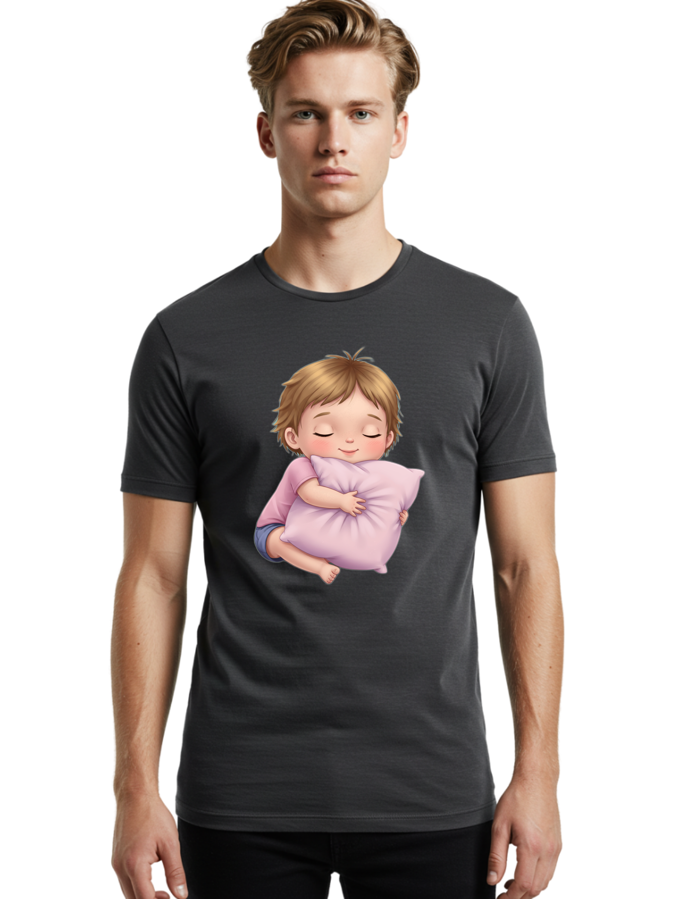 Sleeping-Child Men'S Graphic Tee, 100% Cotton, Comfortable Casual Summer Wear, Machine Washable, Vintage Camera, Old Camera, Antique Camera, Black Camera, Classic Photography, Photography Equipment, Nostalgic Device, Film Camera, Camera Art Bal342