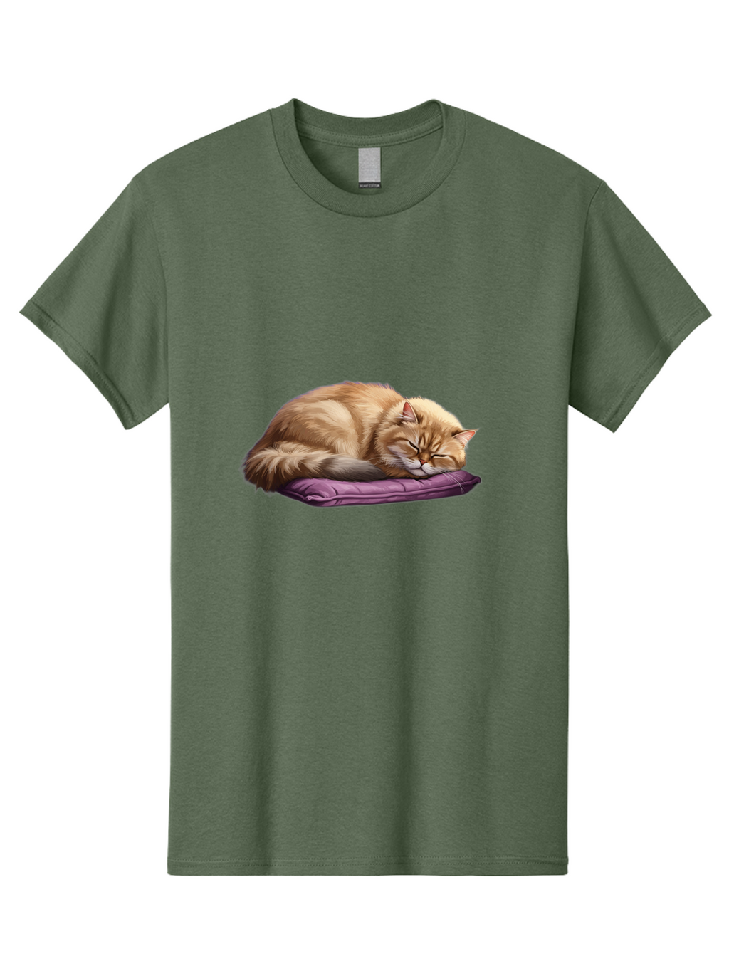 Sleeping-Orange-Cat-1 Men'S Graphic Tee, 100% Cotton, Comfortable Casual Summer Wear, Machine Washable, Vintage Camera, Old Camera, Antique Camera, Black Camera, Classic Photography, Photography Equipment, Nostalgic Device, Film Camera, Bal347