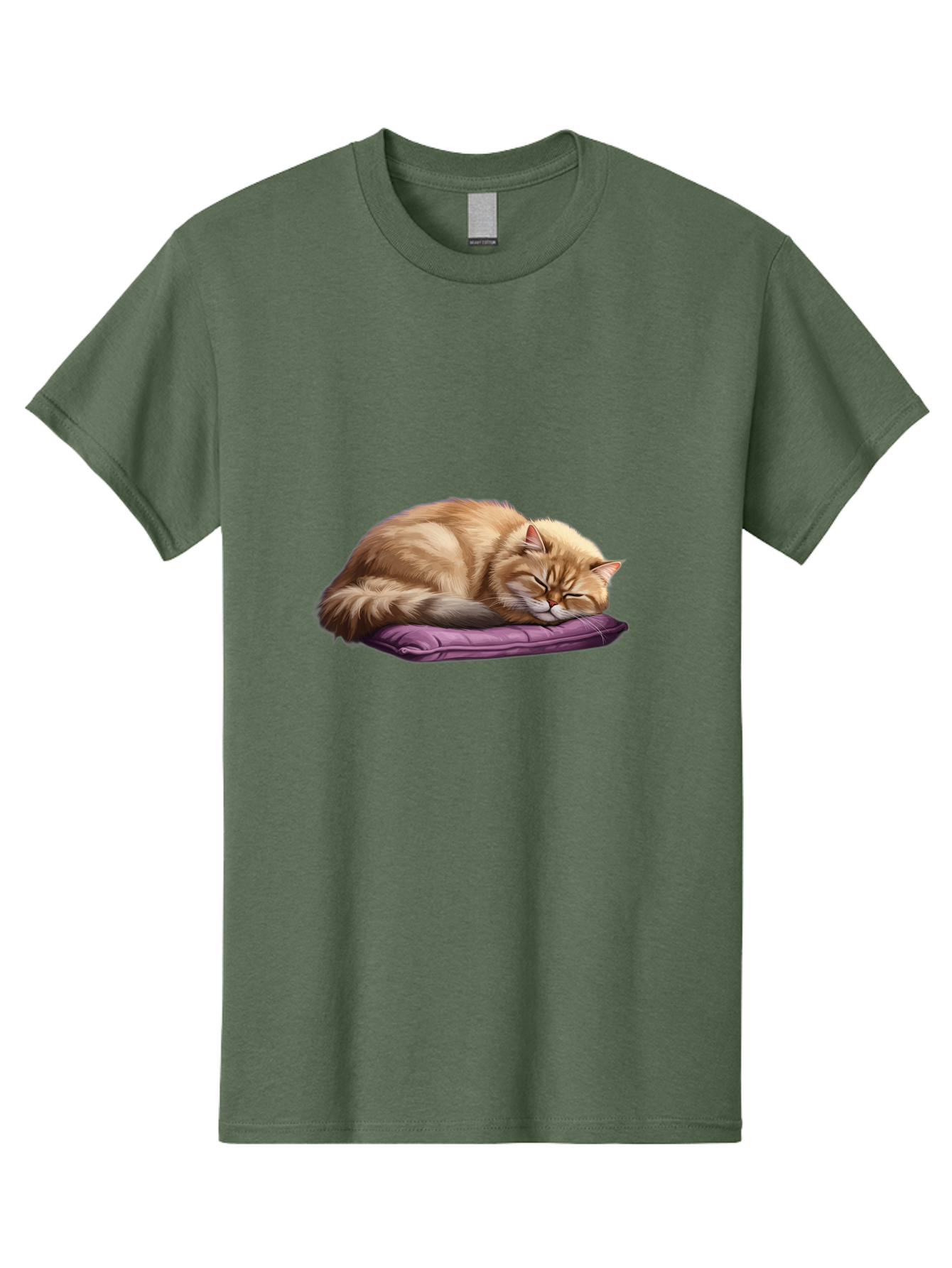 Sleeping-Orange-Cat-1 Men'S Graphic Tee, 100% Cotton, Comfortable Casual Summer Wear, Machine Washable, Vintage Camera, Old Camera, Antique Camera, Black Camera, Classic Photography, Photography Equipment, Nostalgic Device, Film Camera, Bal347