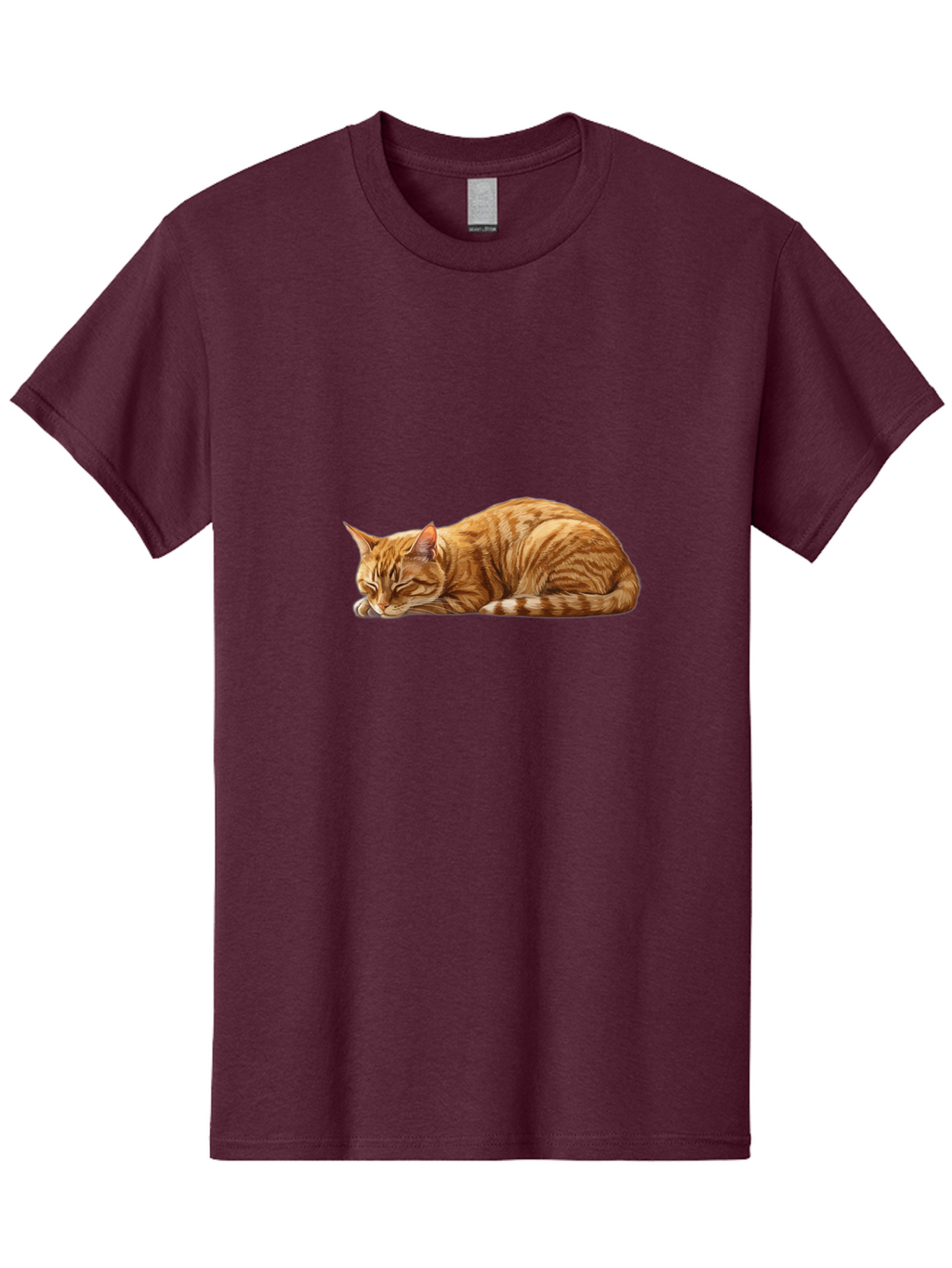 Sleeping-Orange-Cat Men'S Graphic Tee, 100% Cotton, Comfortable Casual Summer Wear, Machine Washable, Vintage Camera, Old Camera, Antique Camera, Black Camera, Classic Photography, Photography Equipment, Nostalgic Device, Film Camera, Bal348