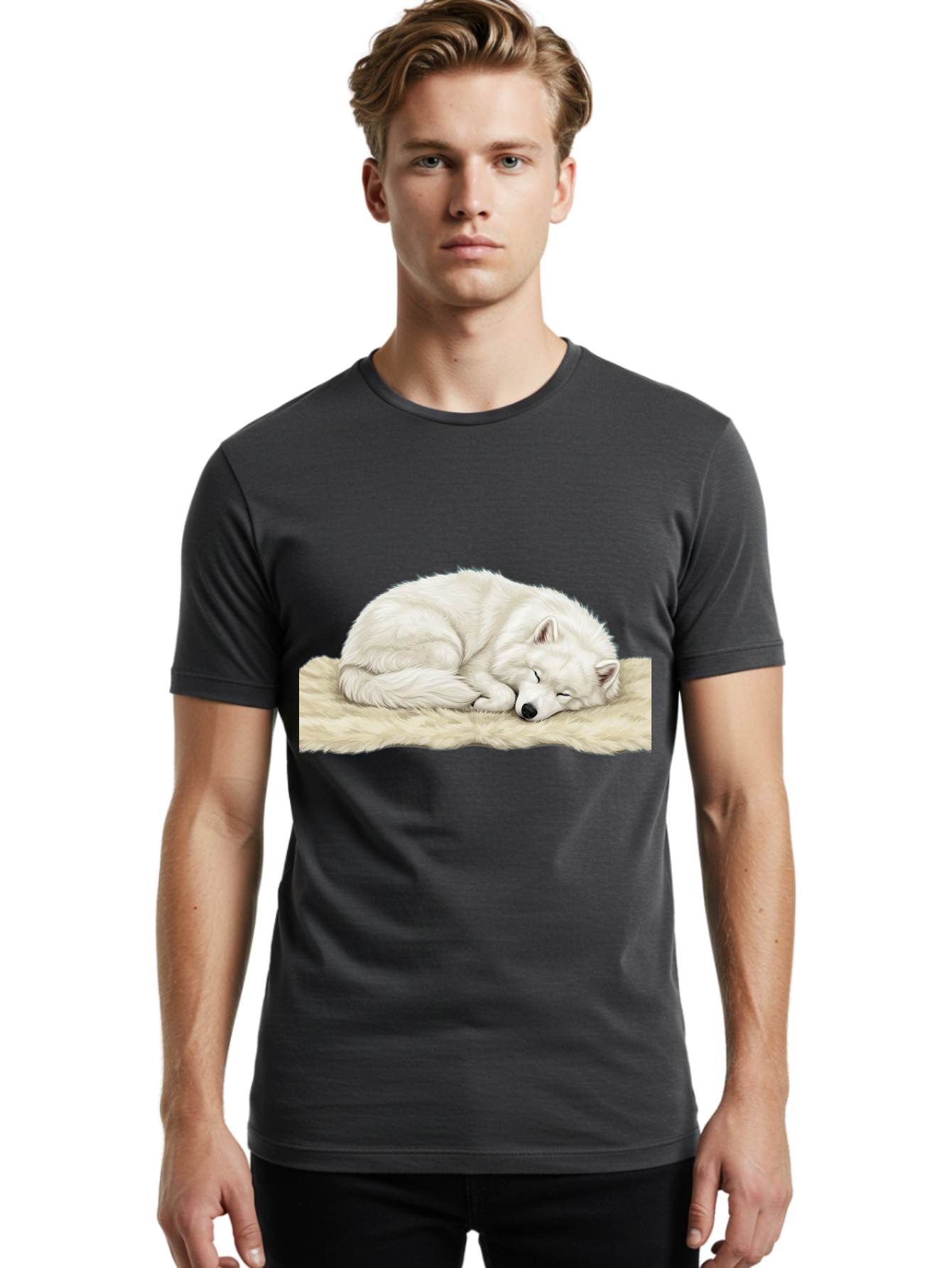 Sleeping-White-Wolf Men'S Graphic Tee, 100% Cotton, Comfortable Casual Summer Wear, Machine Washable, Vintage Camera, Old Camera, Antique Camera, Black Camera, Classic Photography, Photography Equipment, Nostalgic Device, Film Camera, Bal350