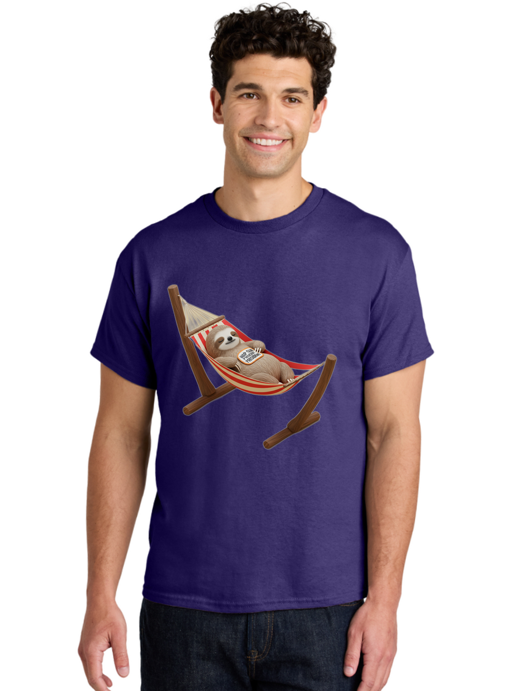 Sloth-In-Hammock Men'S Graphic Tee, 100% Cotton, Comfortable Casual Summer Wear, Machine Washable, Vintage Camera, Old Camera, Antique Camera, Black Camera, Classic Photography, Photography Equipment, Nostalgic Device, Film Camera, Camera Art Bal351