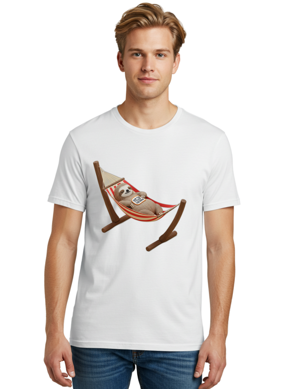 Sloth-In-Hammock Men'S Graphic Tee, 100% Cotton, Comfortable Casual Summer Wear, Machine Washable, Vintage Camera, Old Camera, Antique Camera, Black Camera, Classic Photography, Photography Equipment, Nostalgic Device, Film Camera, Camera Art Bal351