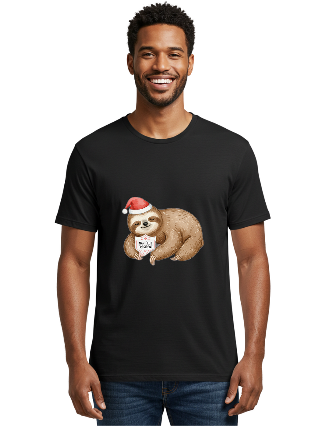 Sloth-Nap-Club-President Men'S Graphic Tee, 100% Cotton, Comfortable Casual Summer Wear, Machine Washable, Vintage Camera, Old Camera, Antique Camera, Black Camera, Classic Photography, Photography Equipment, Nostalgic Device, Film Camera, Bal352