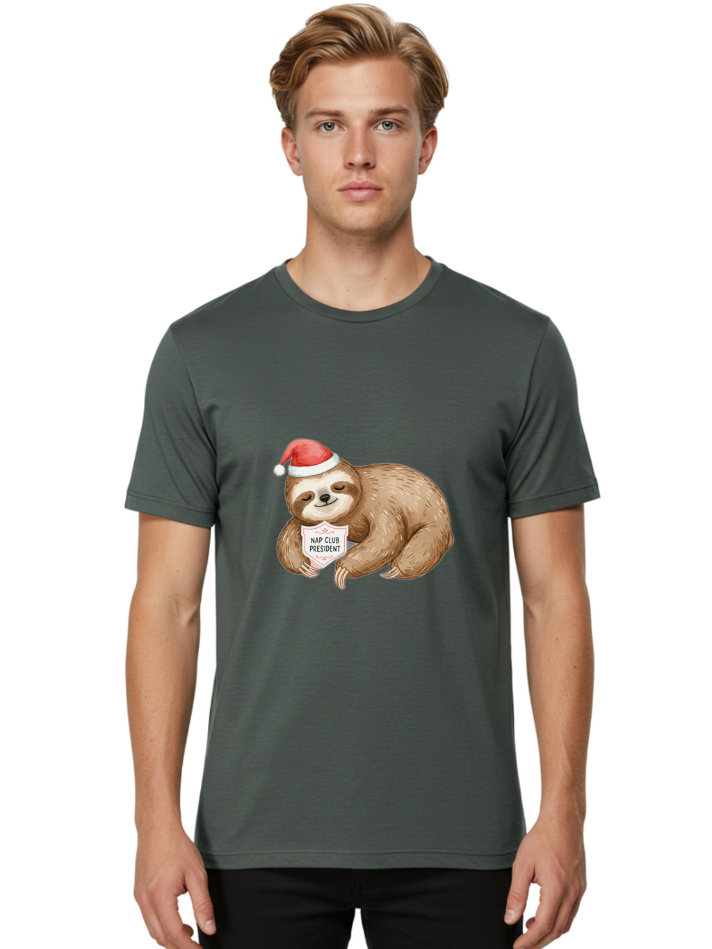 Sloth-Nap-Club-President Men'S Graphic Tee, 100% Cotton, Comfortable Casual Summer Wear, Machine Washable, Vintage Camera, Old Camera, Antique Camera, Black Camera, Classic Photography, Photography Equipment, Nostalgic Device, Film Camera, Bal352