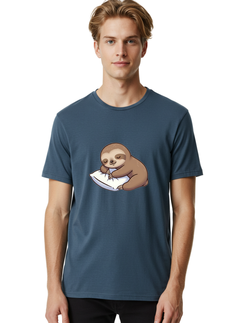 Sloth-Writing Men'S Graphic Tee, 100% Cotton, Comfortable Casual Summer Wear, Machine Washable, Vintage Camera, Old Camera, Antique Camera, Black Camera, Classic Photography, Photography Equipment, Nostalgic Device, Film Camera, Camera Art Bal353