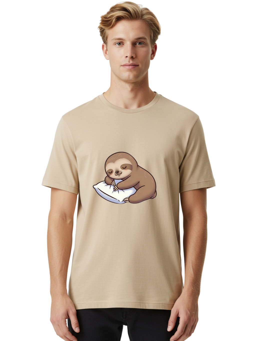 Sloth-Writing Men'S Graphic Tee, 100% Cotton, Comfortable Casual Summer Wear, Machine Washable, Vintage Camera, Old Camera, Antique Camera, Black Camera, Classic Photography, Photography Equipment, Nostalgic Device, Film Camera, Camera Art Bal353