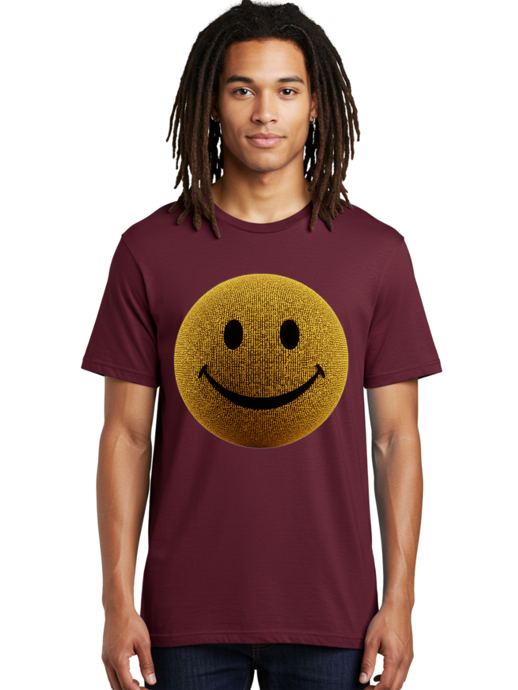 Smiley-Face-1 Men'S Graphic Tee, 100% Cotton, Comfortable Casual Summer Wear, Machine Washable, Vintage Camera, Old Camera, Antique Camera, Black Camera, Classic Photography, Photography Equipment, Nostalgic Device, Film Camera, Camera Art Bal354