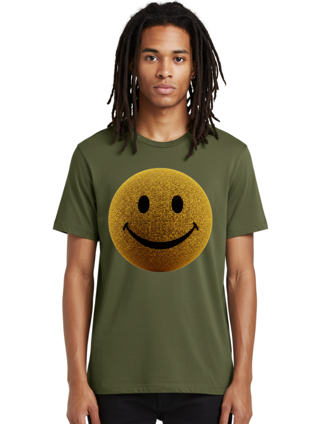 Smiley-Face-1 Men'S Graphic Tee, 100% Cotton, Comfortable Casual Summer Wear, Machine Washable, Vintage Camera, Old Camera, Antique Camera, Black Camera, Classic Photography, Photography Equipment, Nostalgic Device, Film Camera, Camera Art Bal354