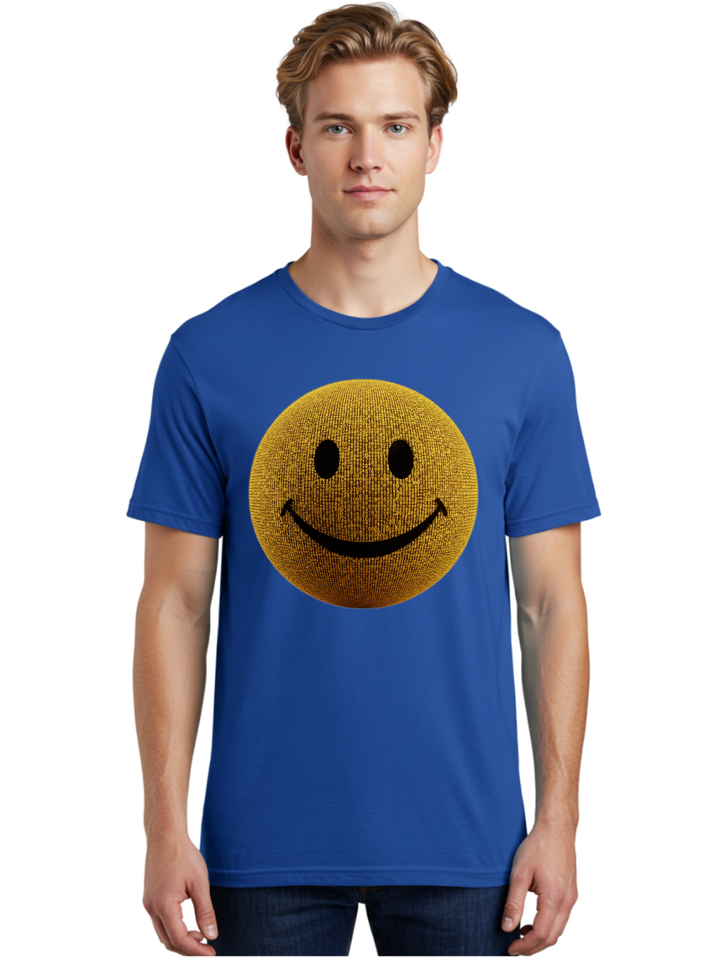 Smiley-Face-1 Men'S Graphic Tee, 100% Cotton, Comfortable Casual Summer Wear, Machine Washable, Vintage Camera, Old Camera, Antique Camera, Black Camera, Classic Photography, Photography Equipment, Nostalgic Device, Film Camera, Camera Art Bal354