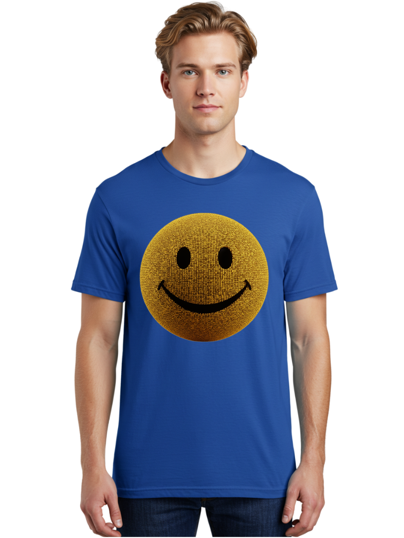 Smiley-Face-1 Men'S Graphic Tee, 100% Cotton, Comfortable Casual Summer Wear, Machine Washable, Vintage Camera, Old Camera, Antique Camera, Black Camera, Classic Photography, Photography Equipment, Nostalgic Device, Film Camera, Camera Art Bal354