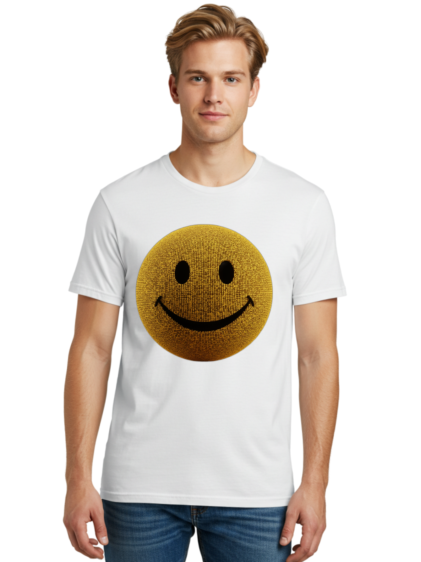 Smiley-Face-1 Men'S Graphic Tee, 100% Cotton, Comfortable Casual Summer Wear, Machine Washable, Vintage Camera, Old Camera, Antique Camera, Black Camera, Classic Photography, Photography Equipment, Nostalgic Device, Film Camera, Camera Art Bal354