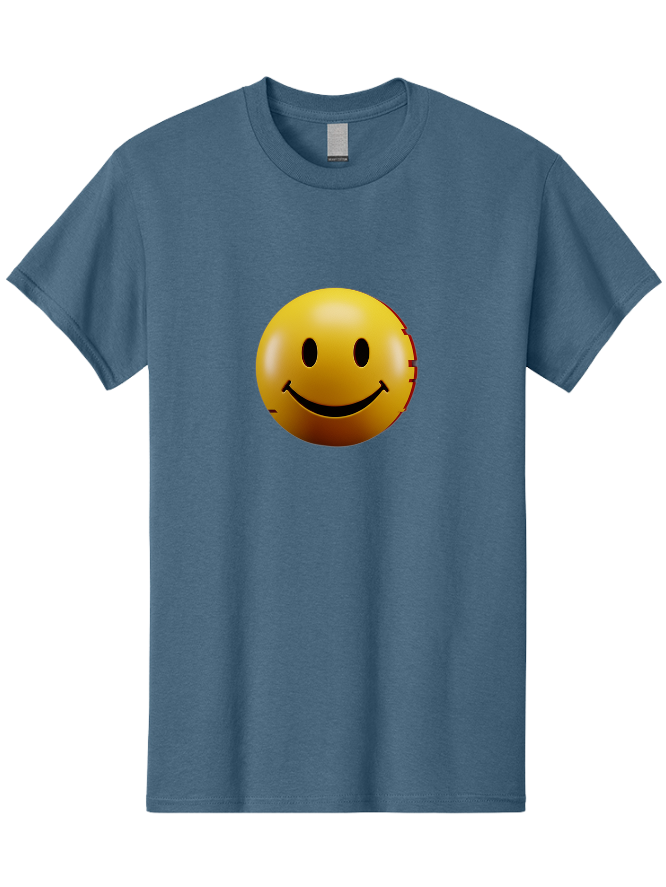 Smiley-Face-3 Men'S Graphic Tee, 100% Cotton, Comfortable Casual Summer Wear, Machine Washable, Vintage Camera, Old Camera, Antique Camera, Black Camera, Classic Photography, Photography Equipment, Nostalgic Device, Film Camera, Camera Art Bal356