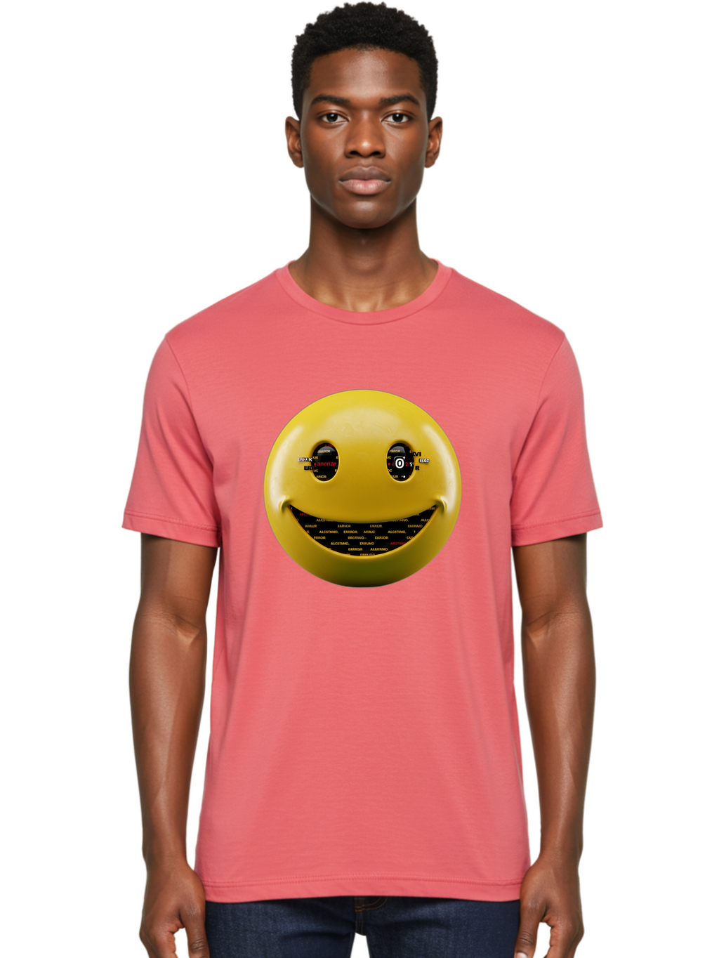Smiley-Face Men'S Graphic Tee, 100% Cotton, Comfortable Casual Summer Wear, Machine Washable, Vintage Camera, Old Camera, Antique Camera, Black Camera, Classic Photography, Photography Equipment, Nostalgic Device, Film Camera, Camera Art Bal360