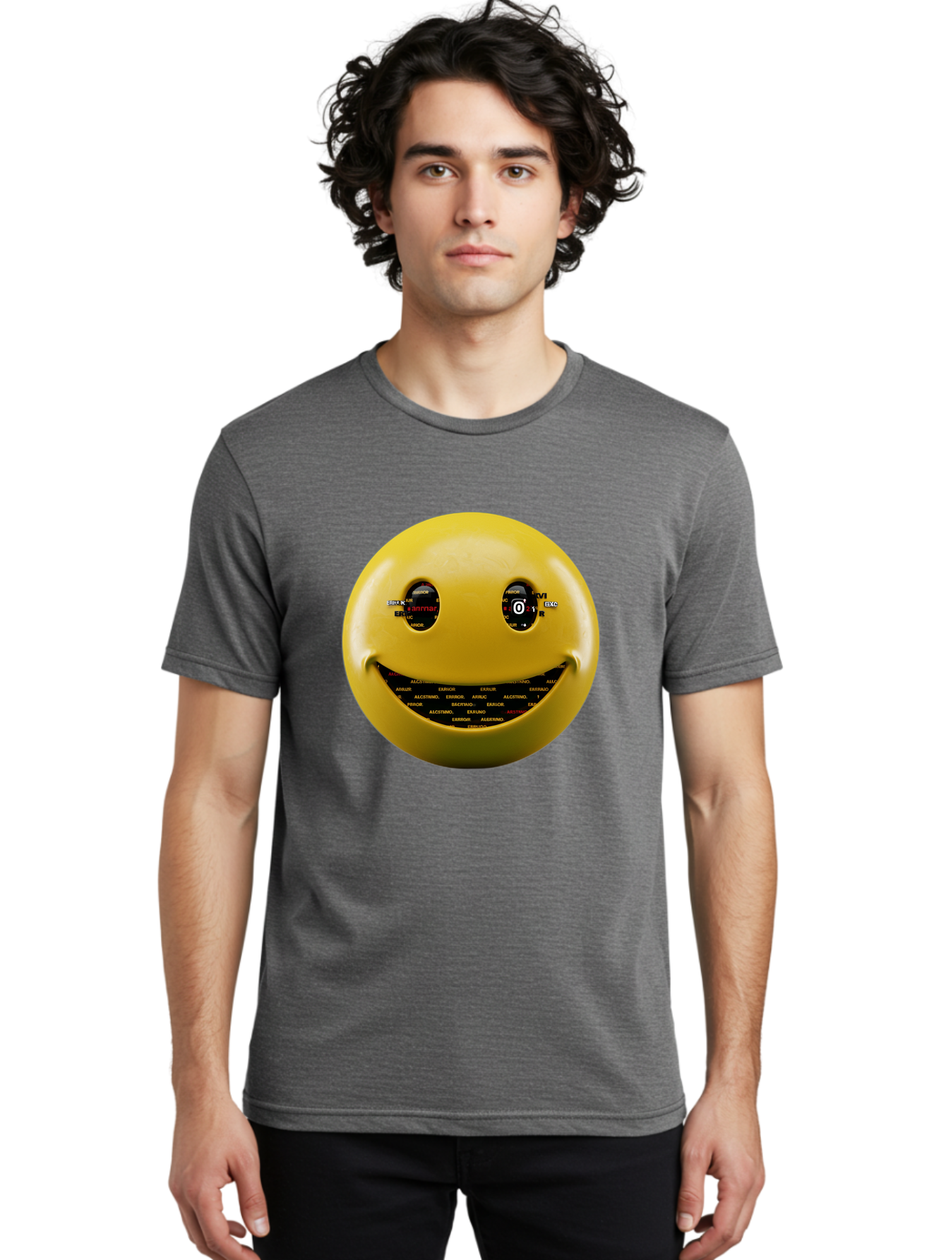 Smiley-Face Men'S Graphic Tee, 100% Cotton, Comfortable Casual Summer Wear, Machine Washable, Vintage Camera, Old Camera, Antique Camera, Black Camera, Classic Photography, Photography Equipment, Nostalgic Device, Film Camera, Camera Art Bal360